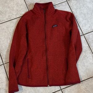 Patagonia Women's Deep Red Fleece Jacket